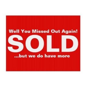 EVERYTHING SOLD BELOW THIS POST